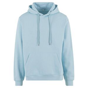 Build Your Brand Mens Basic Hoodie / Ocean Blue